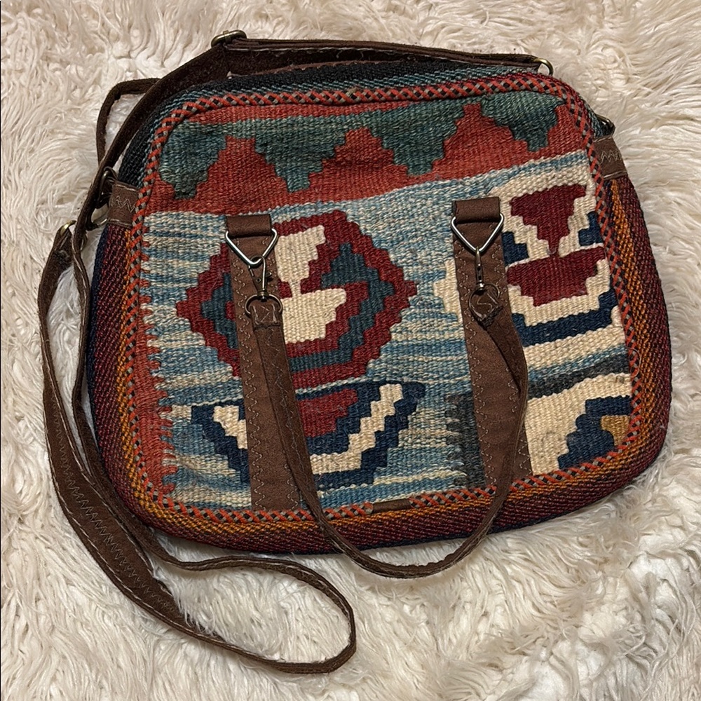 Bohemian Multicolor Woven Bag